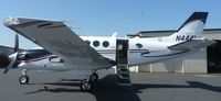 N444L @ KRHV - A transient 1908 King Air E90 getting ready for departure just after being sold by Lafferty Aircraft Sales. This was the last time this plane will ever be at Reid Hillview Airport so I took a LOT of pictures before it left. - by Chris L.