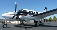 N444L @ KRHV - A transient 1980 King Air E90 getting ready for departure just after being sold by Lafferty Aircraft Sales. This was the last time this plane will ever be at Reid Hillview Airport so I took a LOT of pictures before it left. - by Chris L.