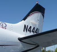 N444L @ KRHV - A transient 1980 King Air E90 getting ready for departure just after being sold by Lafferty Aircraft Sales. This was the last time this plane will ever be at Reid Hillview Airport so I took a LOT of pictures before it left. - by Chris L.