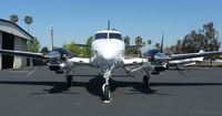 N444L @ KRHV - A transient 1980 King Air E90 getting ready for departure just after being sold by Lafferty Aircraft Sales. This was the last time this plane will ever be at Reid Hillview Airport so I took a LOT of pictures before it left. - by Chris L.