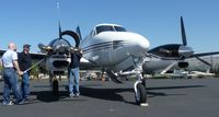 N444L @ KRHV - A transient 1980 King Air E90 getting ready for departure just after being sold by Lafferty Aircraft Sales. This was the last time this plane will ever be at Reid Hillview Airport so I took a LOT of pictures before it left. - by Chris L.