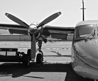 N690RP @ KRHV - A local 1978 Aero Commander 690B sitting at the south tie downs. - by Chris L.
