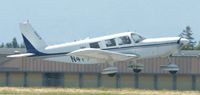 N4143W @ KRHV - A local 1967 Piper Cherokee taking off on runway 31R from Reid Hillview. - by Chris L.