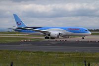 G-TUIG @ EGCC - G-TUIG taxing out to the runway for takeoff

photo taken from the AVP