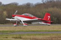 G-CGWG @ EGFH - Resident RV-7 arriving on Runway 22. - by Roger Winser