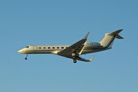 XA-ZTK @ KLAS - Private Gulfstream, is here on short finals at Las Vegas Int'l(KLAS) - by A. Gendorf