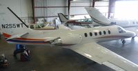 N255WT @ KRHV - A very rare 2007 Cessna Citation II sitting inside the Lafferty Aircraft Sales hangar waiting to be sold. - by Chris L.