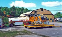 LN-OMG @ ENJB - Sud Aviation SA.315B Lama [2443] (Helifly) Jarlsberg~LN 03/06/2000 - by Ray Barber