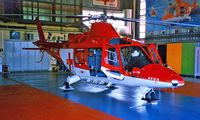 HB-XWD @ LSGL - Agusta A-109K2 [10004] (Swiss Air Ambulance) Lausanne~HB 11/08/1997 - by Ray Barber