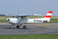 G-EGSL @ EGSH - Just landed at Norwich. - by Graham Reeve