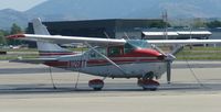 N126KT @ KLVK - A transient 1979 Cessna T206 sitting on the ramp at Livermore Municipal Airport. - by Chris L.