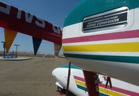 N520DR @ KTCY - A Rockwell Aero Commander 500 for sale sitting on the ramp at Tracy Municipal Airport. - by Chris L.