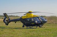 G-CPAS @ EGFH - EC135 P2+, National Police Air Service (NPAS), Police 32, MOD St Athan based, previously D-HECC, seen parked up by the Wales Air Ambulance Base. - by Derek Flewin