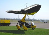 G-CIPA @ EGFH - Visiting flexwing aircraft. - by Roger Winser