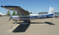 N8545B @ KTCY - An old 1957 Cessna 172 sitting on the ramp at Tracy Municipal Airport. - by Chris L.