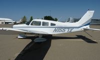 N1557X @ KTCY - A local 1975 Piper Cherokee sitting on the ramp at Tracy Municipal Airport. - by Chris L.