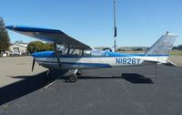 N1826Y @ KRHV - A transient 1962 Cessna 172C on the transient ramp at Reid Hillview. - by Chris L.
