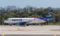 N619NK @ KFLL - Airbus A320 - by Mark Pasqualino