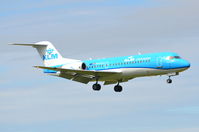 PH-KZU @ EGSH - Landing at Norwich. - by Graham Reeve