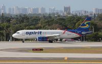 N634NK @ KFLL - Airbus A320 - by Mark Pasqualino