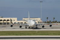 ER-BAM @ LMML - B747 ER-BAM Aerotrans - by Raymond Zammit