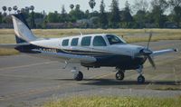 N831RM @ KRHV - A local 1980 Beechcraft Bonanza A36 taxing back to its hangar. - by Chris L.