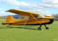 N170AZ @ XSTR - Another view of this 1950's classic, pictured at the Strathallan Airfield, XSTR, near Auchterarder, Perthshire, Scotland - the home of Skydive Scotland - by Clive Pattle