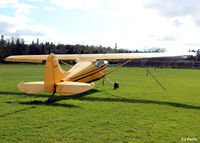 N170AZ @ XSTR - A shot of the rear of this 1950's Cessna 170A showing the lack of ailerons. Perhaps awaiting repair ? - pictured at the Strathallan Airfield, XSTR, near Auchterarder, Perthshire, Scotland - the home of Skydive Scotland - by Clive Pattle