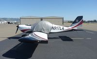 N917LA @ KRHV - A transient 2007 SportStar sitting on the transient ramp at Reid Hillview. - by Chris L.