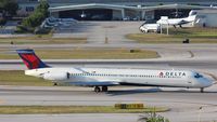 N968DL @ KFLL - MD-88 - by Mark Pasqualino