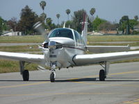 N9415Q @ KRHV - A local 1972 Beechcraft Bonanza 33A taxing to runway 31R at Reid Hillview. - by Chris L.