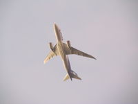 CC-BBJ @ NZAA - just after take off from AKL banking back to go to Oz - by magnaman