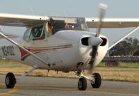 N54102 @ KRHV - My brother in Aero Dynamic's 1981 Cessna 172P taxing back to Aero Dynamic after his FIRST SOLO! The man in the right seat is his instructor. He picked him up after he finished his last pattern. - by Chris L.