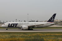 SP-LRD @ LMML - Boeing 787 Dreamliner SP-LRD LOT Polish Airlines - by Raymond Zammit