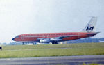 N105BN @ IAD - This Braniff Boeing 707-138B was seen at Dulles International in the Summer of 1972 during Transpo 72. - by Peter Nicholson