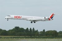 F-HMLD @ LFRB - Bombardier CRJ-1000, On final rwy 25L, Brest-Bretagne Airport (LFRB-BES) - by Yves-Q