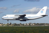 RA-82014 @ LMML - Landing runway 31 at Luqa - by Nicolai Schembri