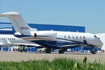 N531FX @ EGGW - 2007 Bombardier BD-100-1A10, c/n: 20150 at Luton - by Terry Fletcher