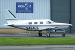 N464LB @ EGBJ - at Staverton - by Chris Hall