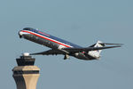 N556AA @ DFW - American Airlines MD-80 departing DFW Airport