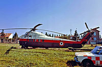 SA85 - Sud Aviation H-34A Choctaw [Unknown] (French Air Force) St. Cyr-L Ecole~F 13/09/1980. From a slide. - by Ray Barber