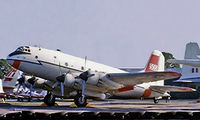 TG505 @ EGDX - Handley Page Hastings T.5 [HP67/9] (Royal Air Force) RAF St Athan~G 20/09/1975. From a slide. - by Ray Barber