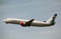 LN-RCY @ EKCH - Copenhagen Kastrup 23.7.12
with Norwegian most puctually person. - by leo larsen