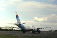 F-BUAK @ LFLX - Air Inter airbus A300B2 stored at Châteauroux-Déols airport, summer 1994. - by Van Propeller