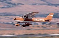 N50953 @ KRHV - The plane I used for my solo in 1972 at Ried-Hillview, KRHV. - by Tom Bukowski
