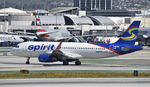 N631NK @ KLAX - Taxiing to gate at LAX - by Todd Royer