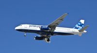 N568JB @ KLAS - Jet Blue, is here approaching Las Vegas Int'l(KLAS) - by A. Gendorf