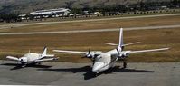 N200 @ E16 - An Aero Commander 500 sitting on the ramp at South County airport, CA. Photo taken from the E16 Webcam. - by Chris L.