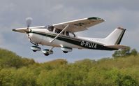 G-RUIA @ EGFH - Resident Reims/Cessna Skyhawk operated by Cambrian Flying Club departing Runway 22.
Previously registered PH-AXA. - by Roger Winser