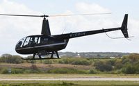 G-CDCV @ EGFH - Visiting R44 operated by 3GRCOMM Ltd. - by Roger Winser